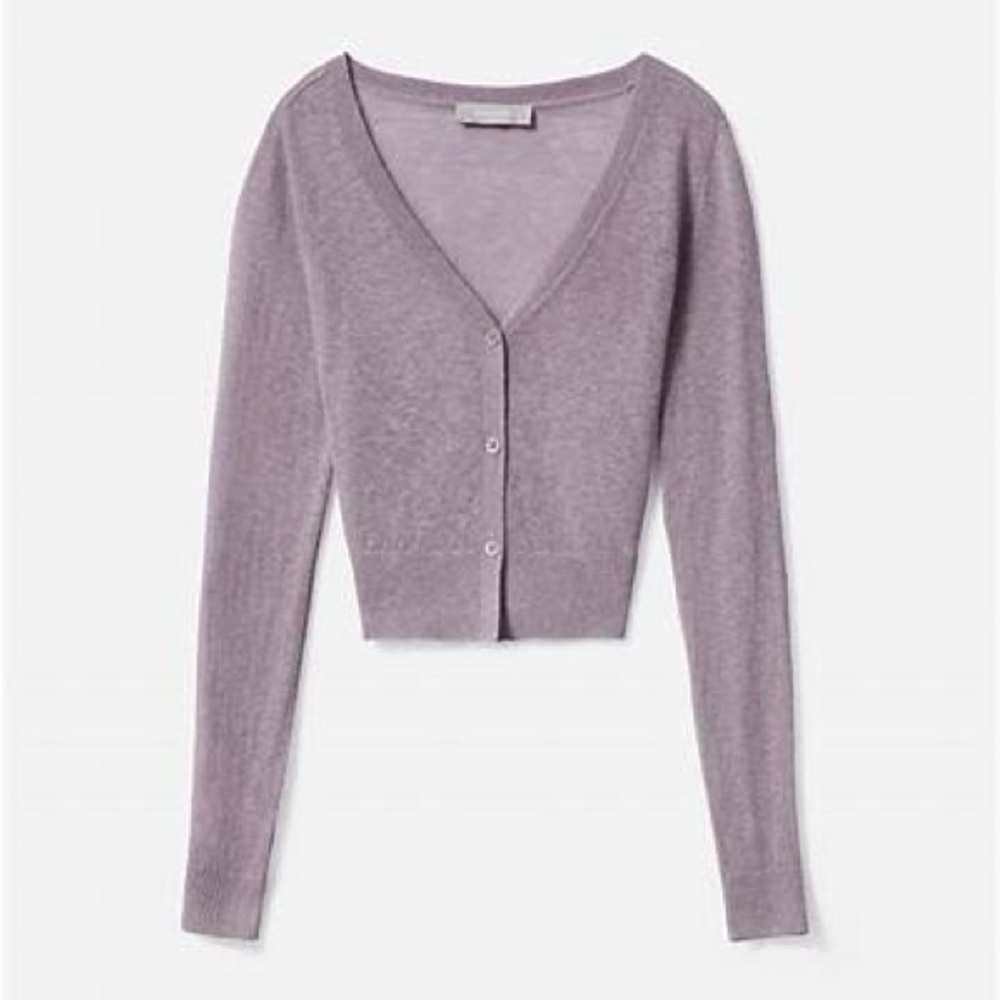 Everlane The Featherweight Alpaca Cardigan Sweater